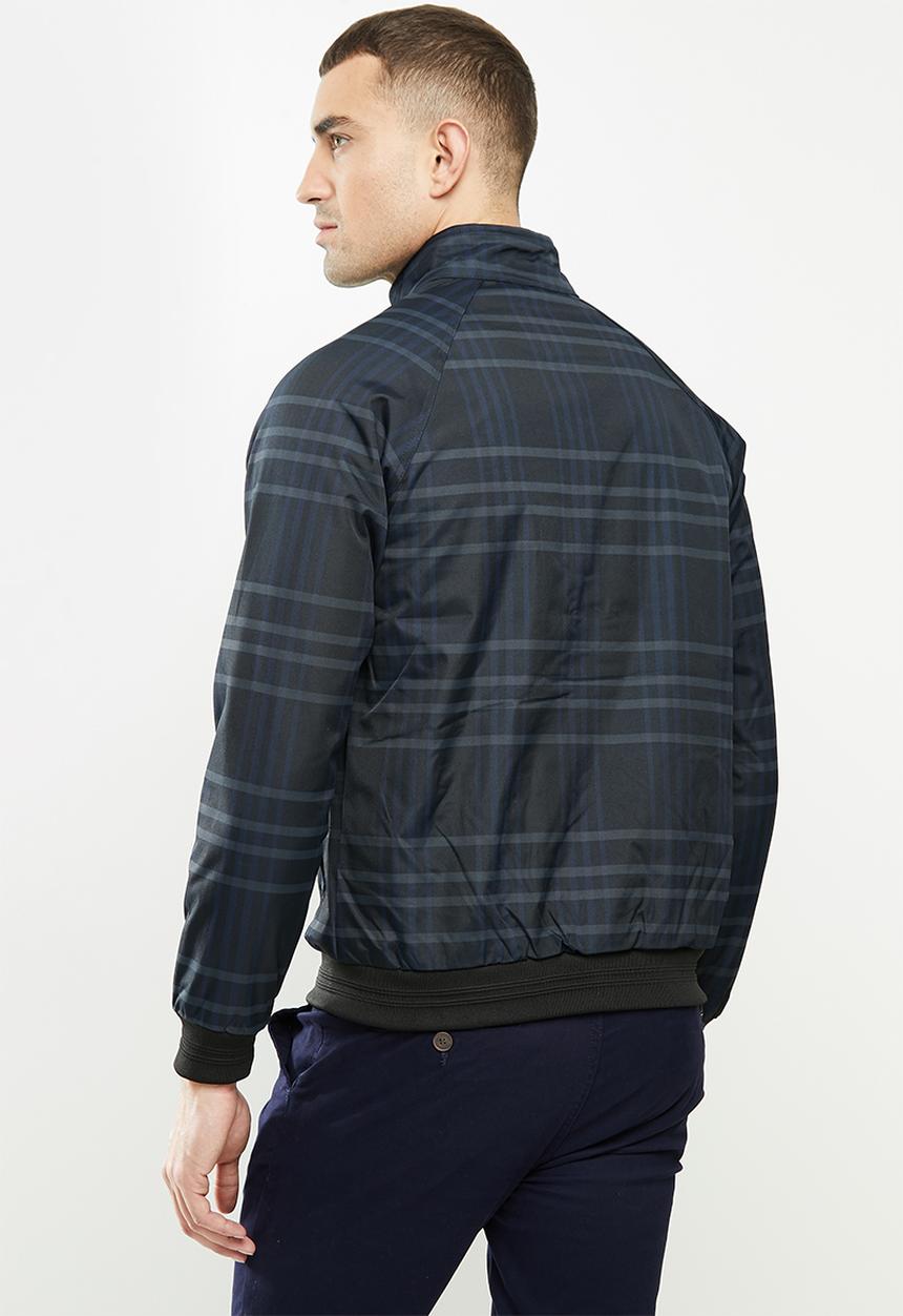 Brave Soul - Ellis check jacket - navy
