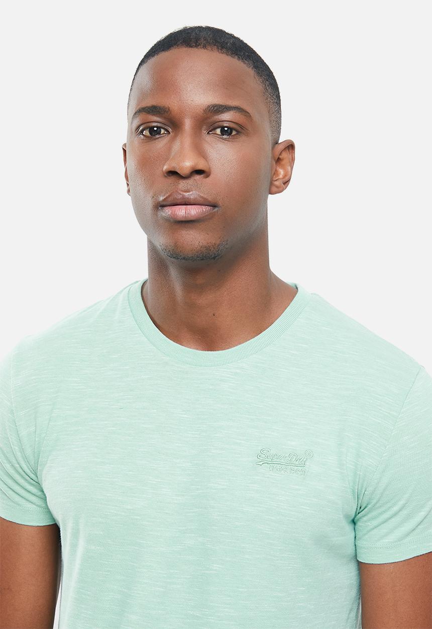 Superdry. - Ol vintage emb crew tee - mint