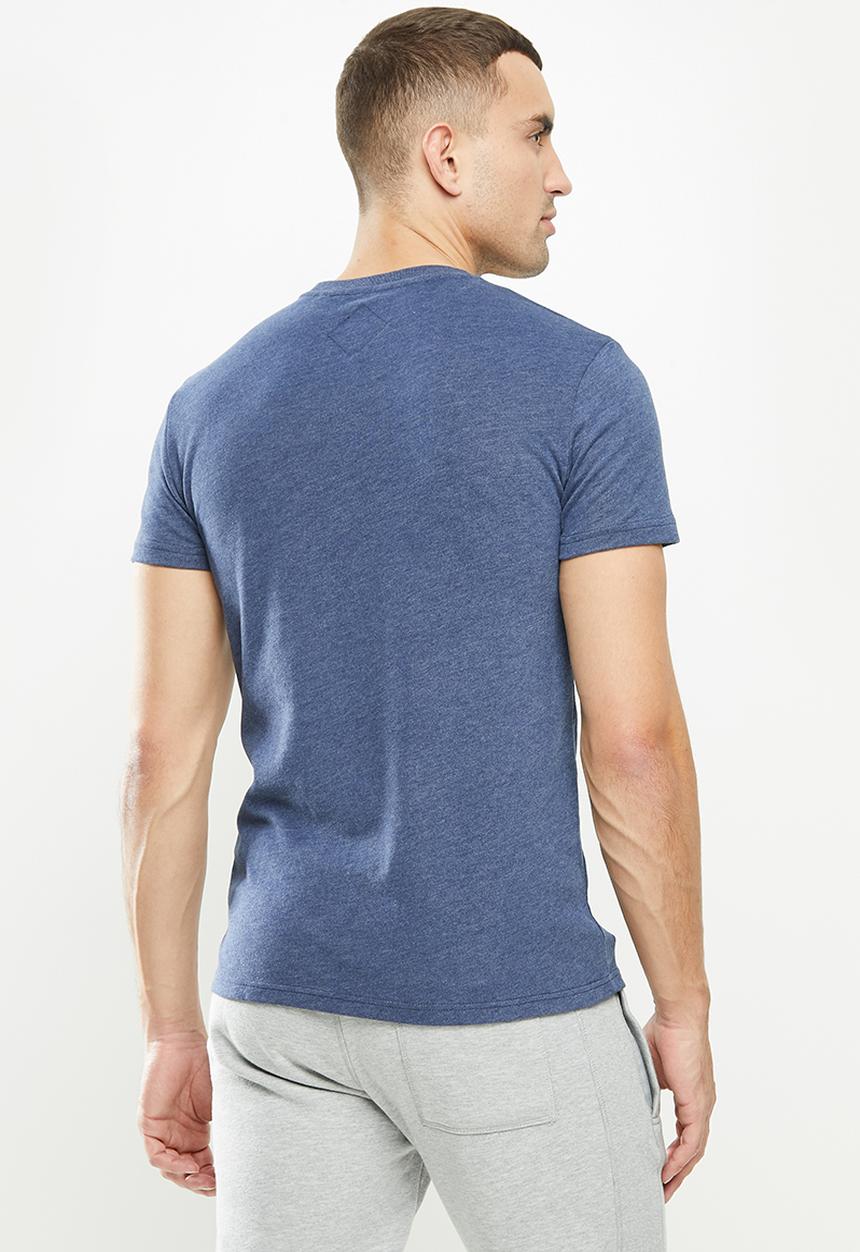 Superdry. - One colour tee - blue