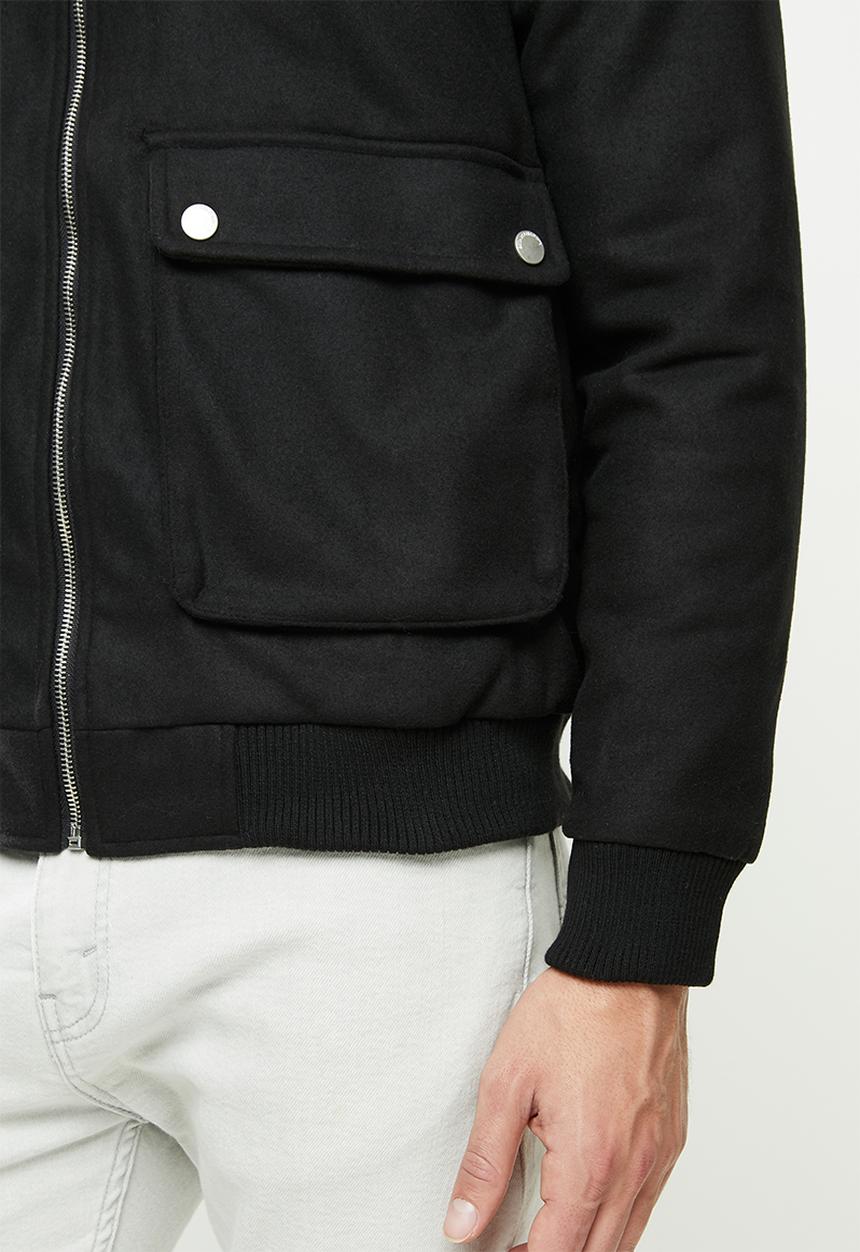 Brave Soul - Kershaw harrington jacket - black