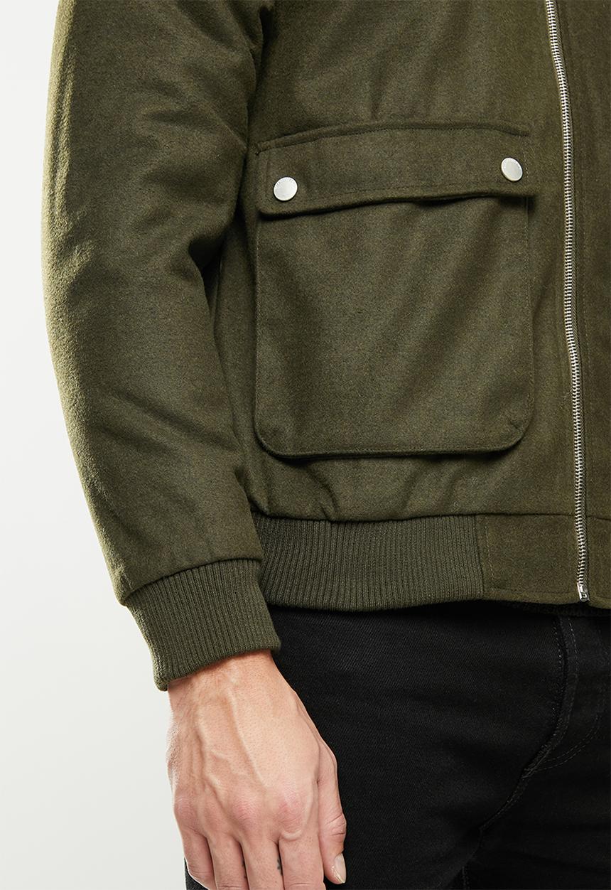 Brave Soul - Kershaw harrington jacket - olive 