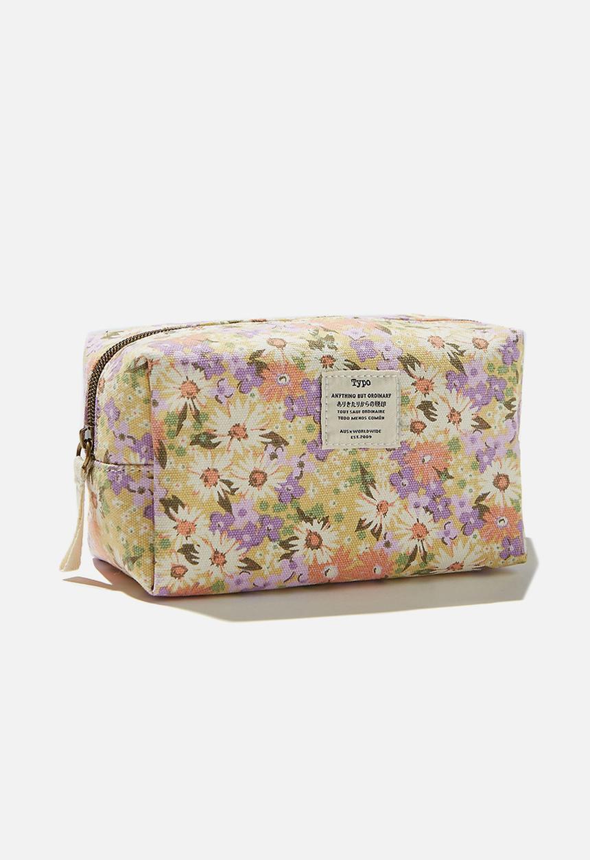 Typo - Brooklyn pencil case - pastel 70s ditsy