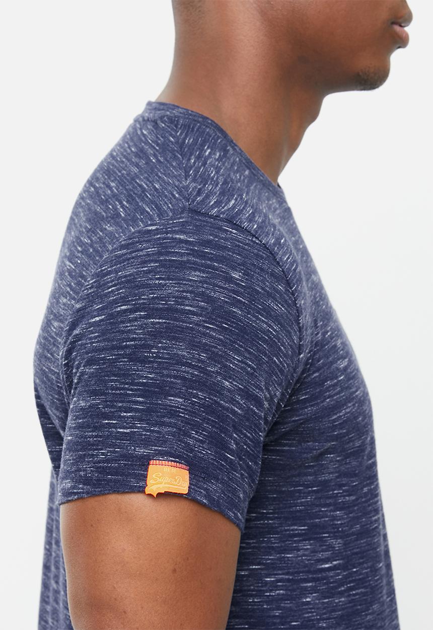 Superdry. - Ol vintage emb crew tee - navy