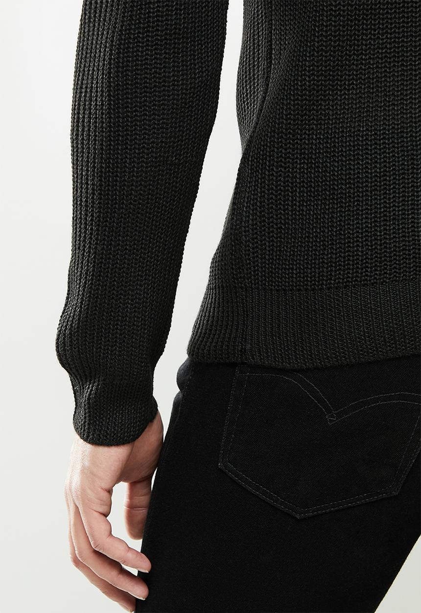 Brave Soul - Greenford knitwear - black