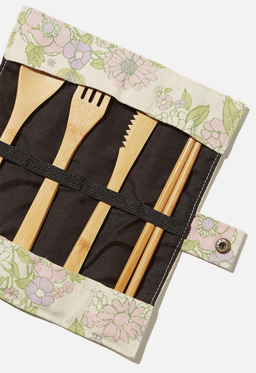 Typo - Cut my lunch cutlery roll - mint 