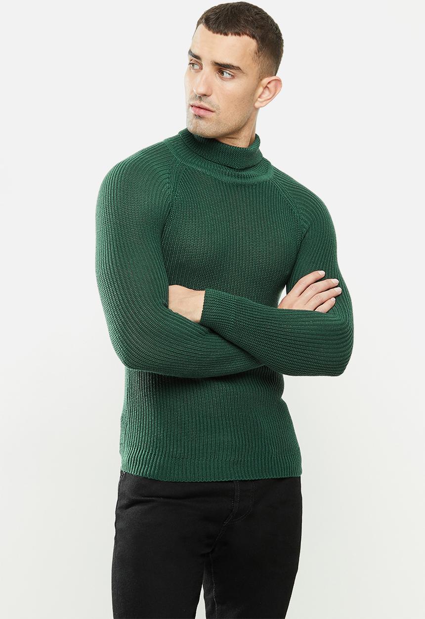 Brave Soul - Greenford knitwear - green
