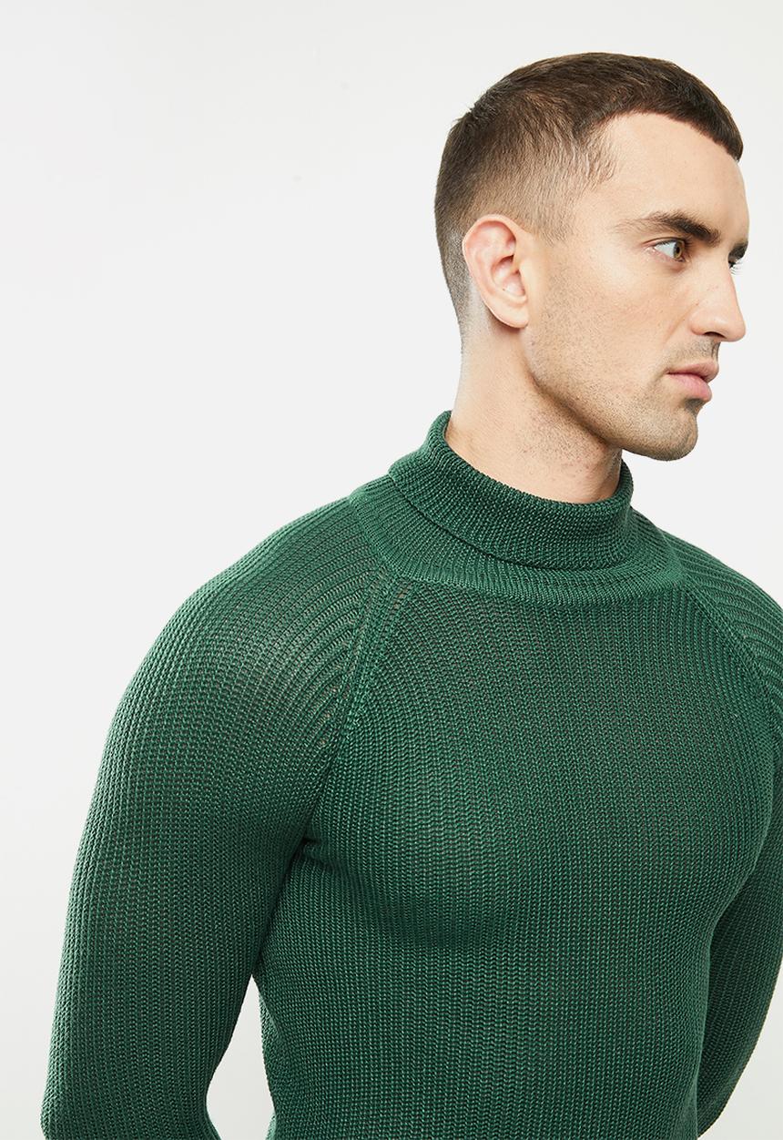 Brave Soul - Greenford knitwear - green