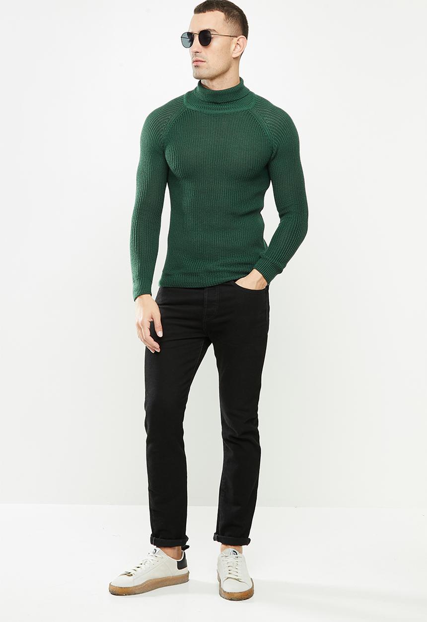 Brave Soul - Greenford knitwear - green
