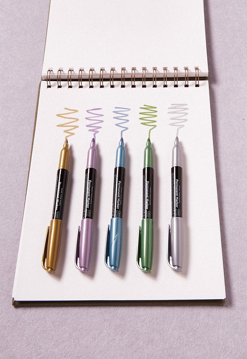 Typo - Make your mark permanent marker 5 pack - metallics