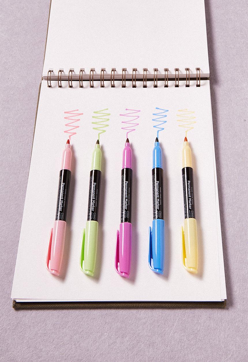 Typo - Make your mark permanent marker 5 pack- pastels