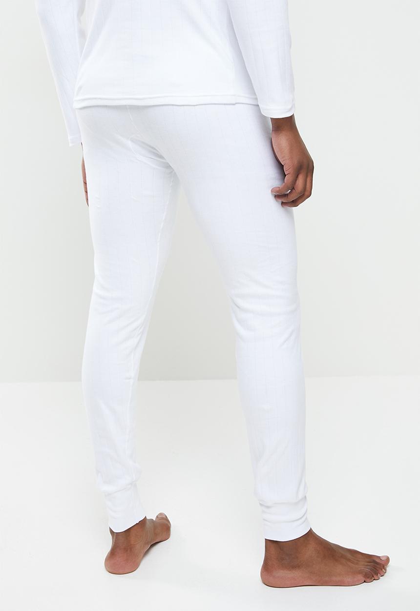 Jockey - 1 pack  drop needle interlock  long john - white