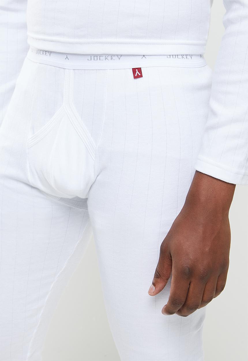Jockey - 1 pack  drop needle interlock  long john - white