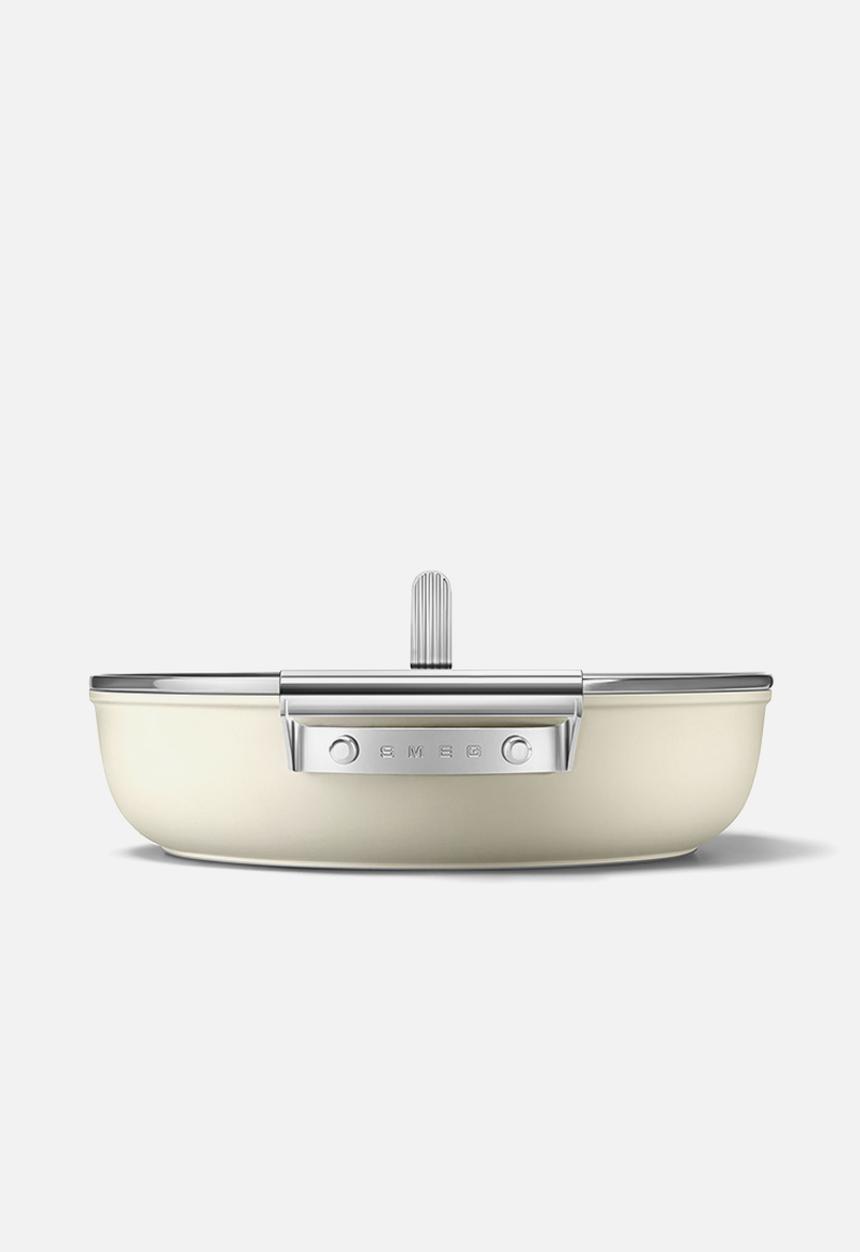 smeg - Skillet 28cm - cream