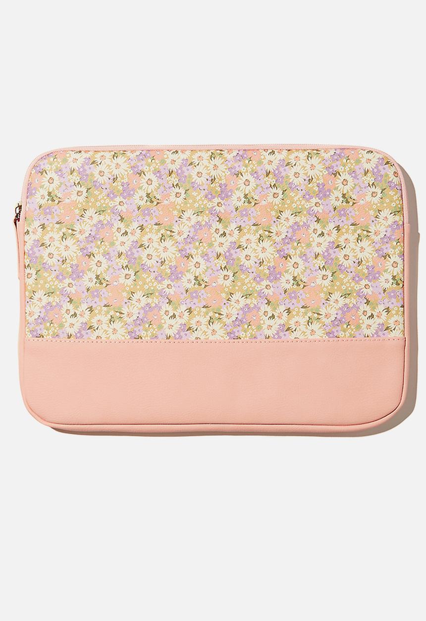 Typo - Take me away 13 inch laptop case pu - peach 