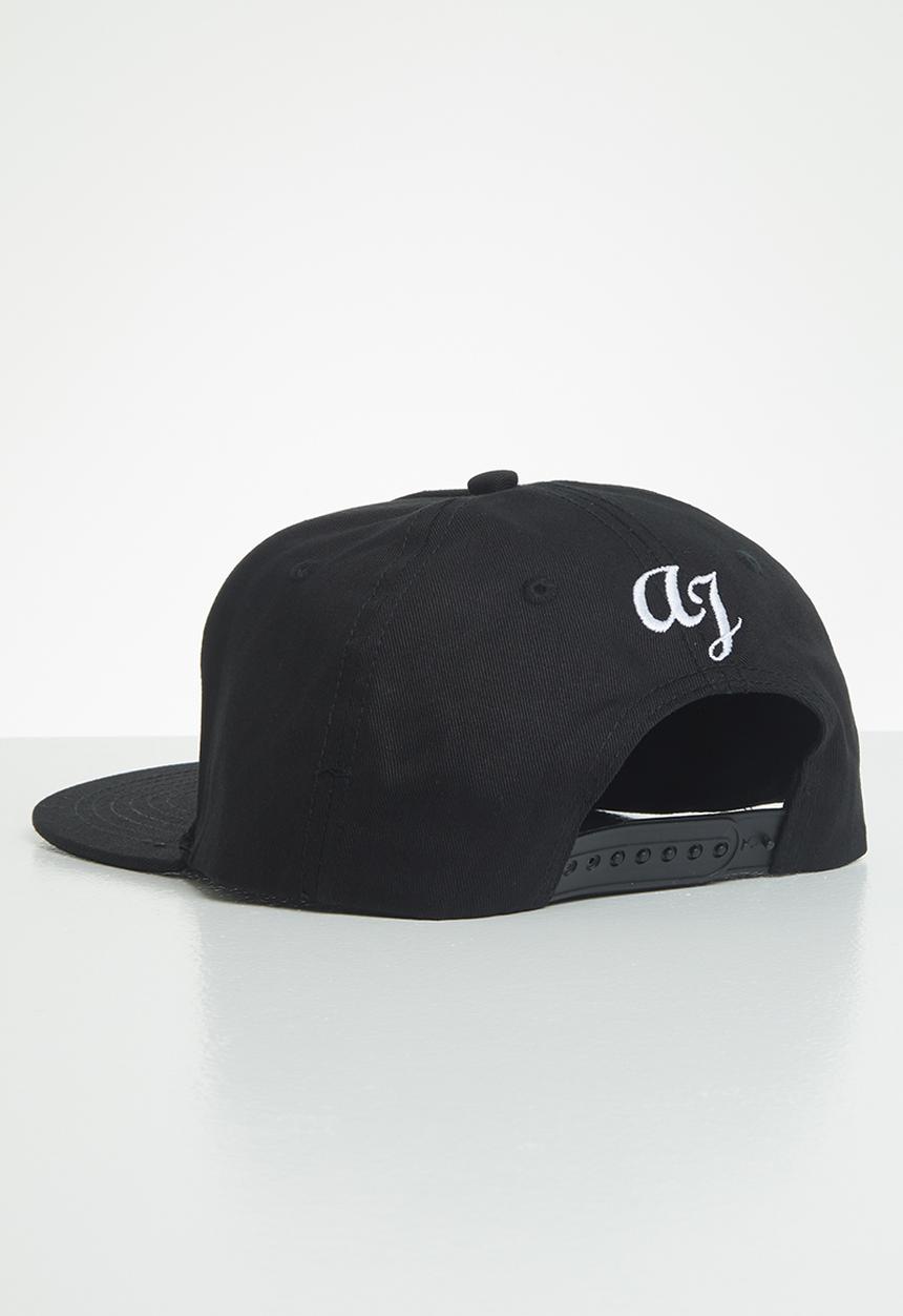 Aca Joe - Mens Aca Joe 5 panel cap - black