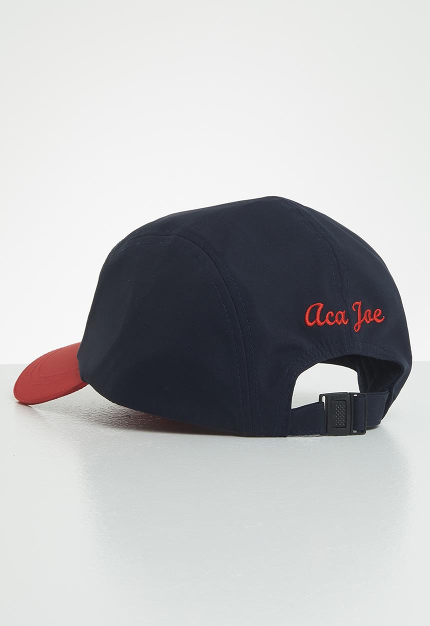 Aca Joe - Mens Aca Joe colour block cap - navy