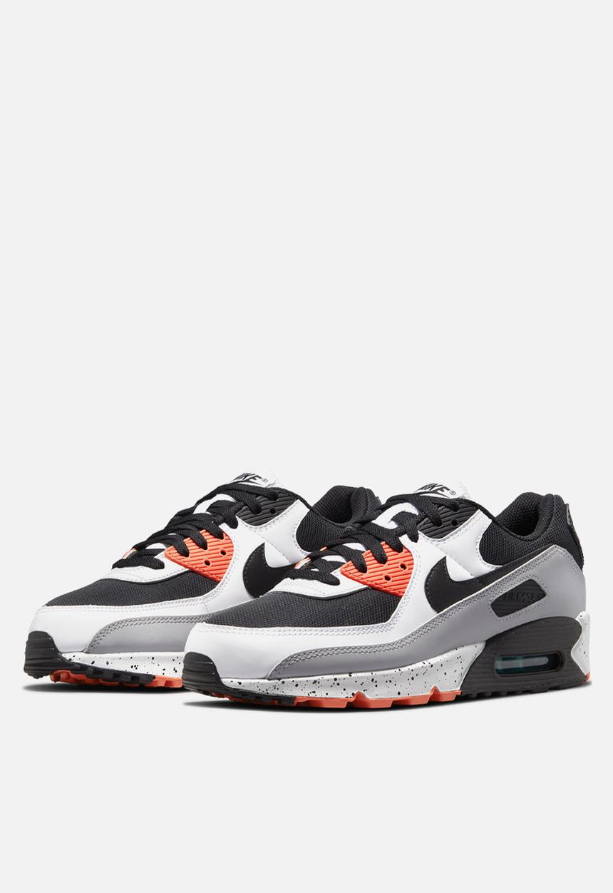 Nike - Air Max 90  - white/black-turf orange-aquamarine