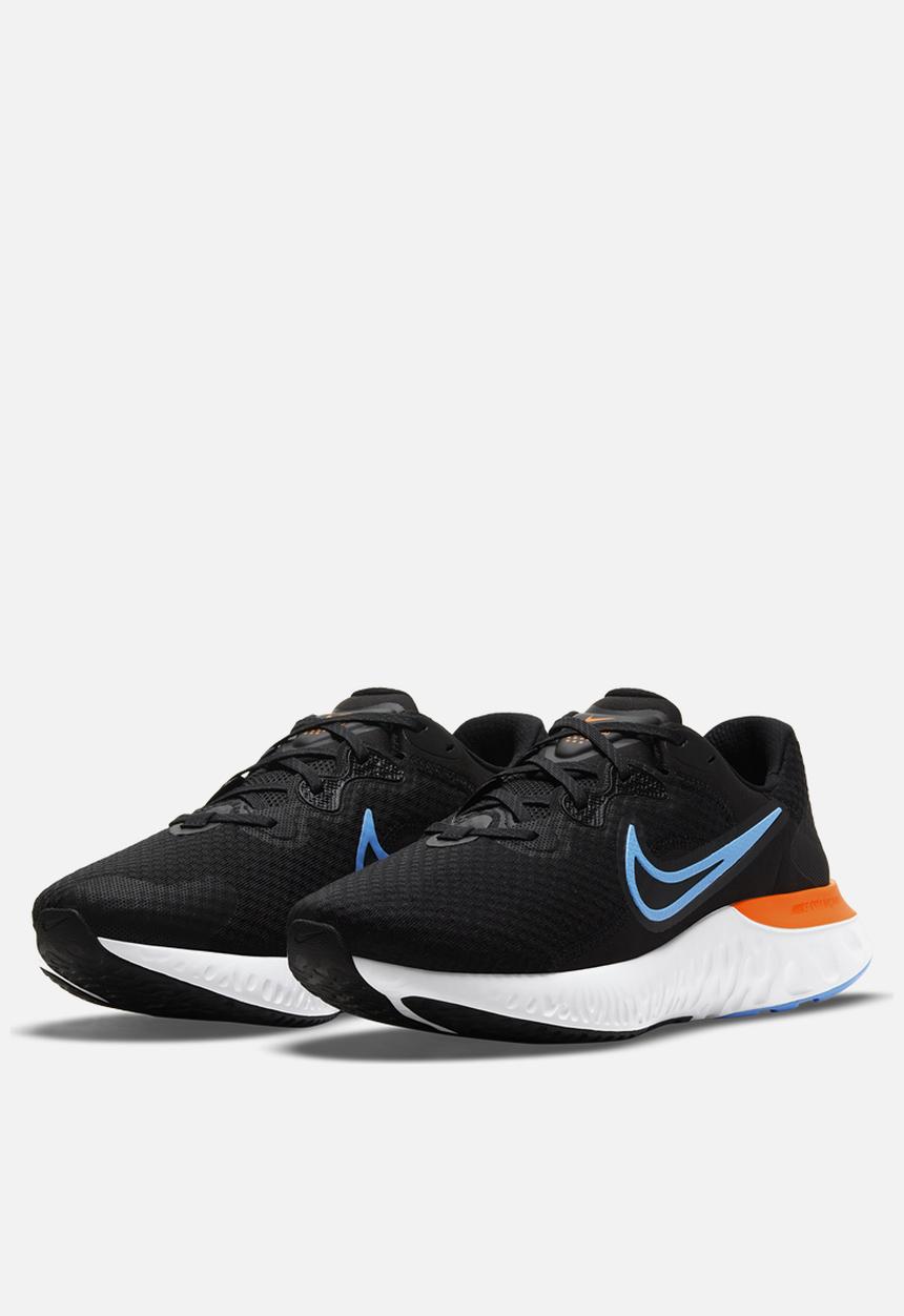 Nike - Renew run 2 - black/coast-dk smoke grey-total orange