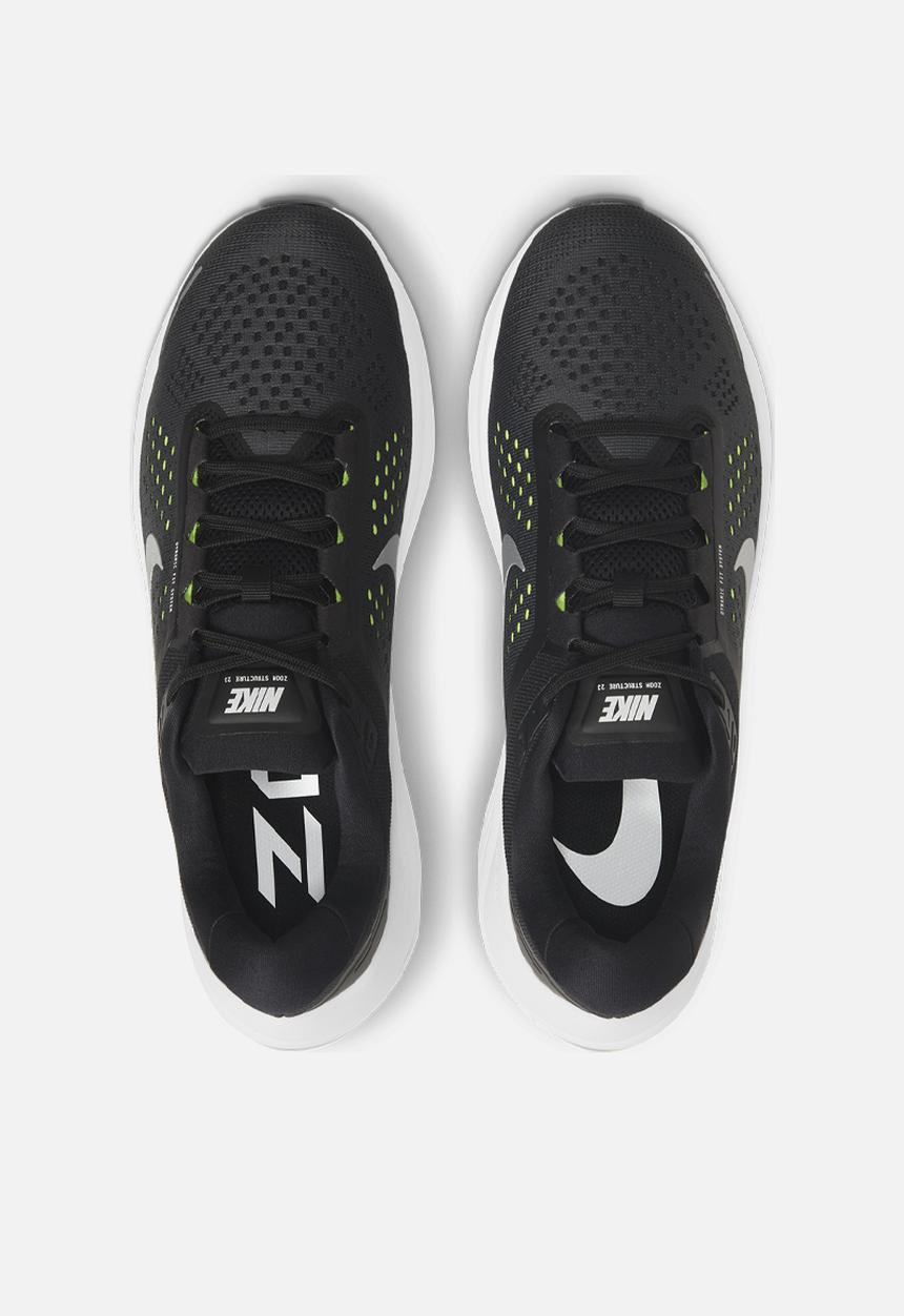Nike - Air Zoom structure 23 - black/metallic silver-volt-anthracite