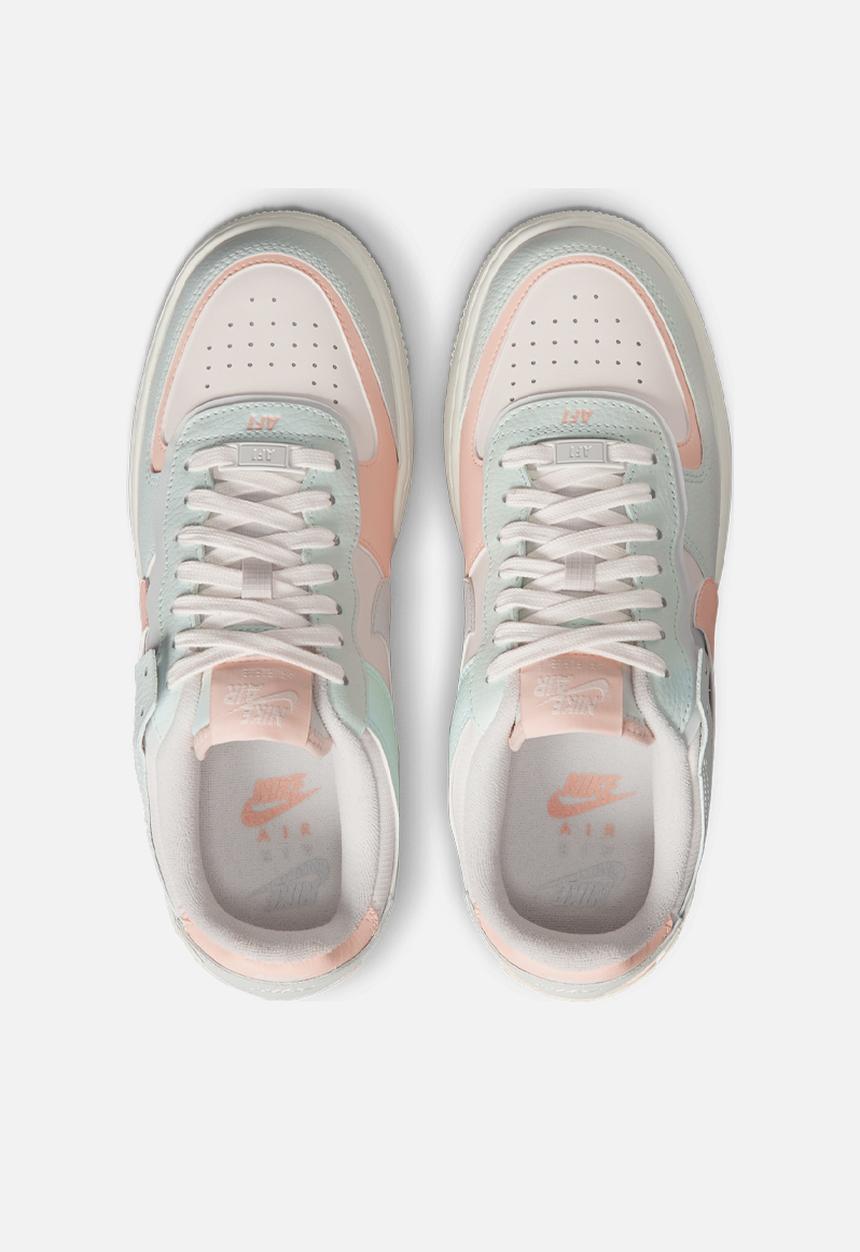 Nike - Air force 1 shadow - sail/barely green-crimson tint