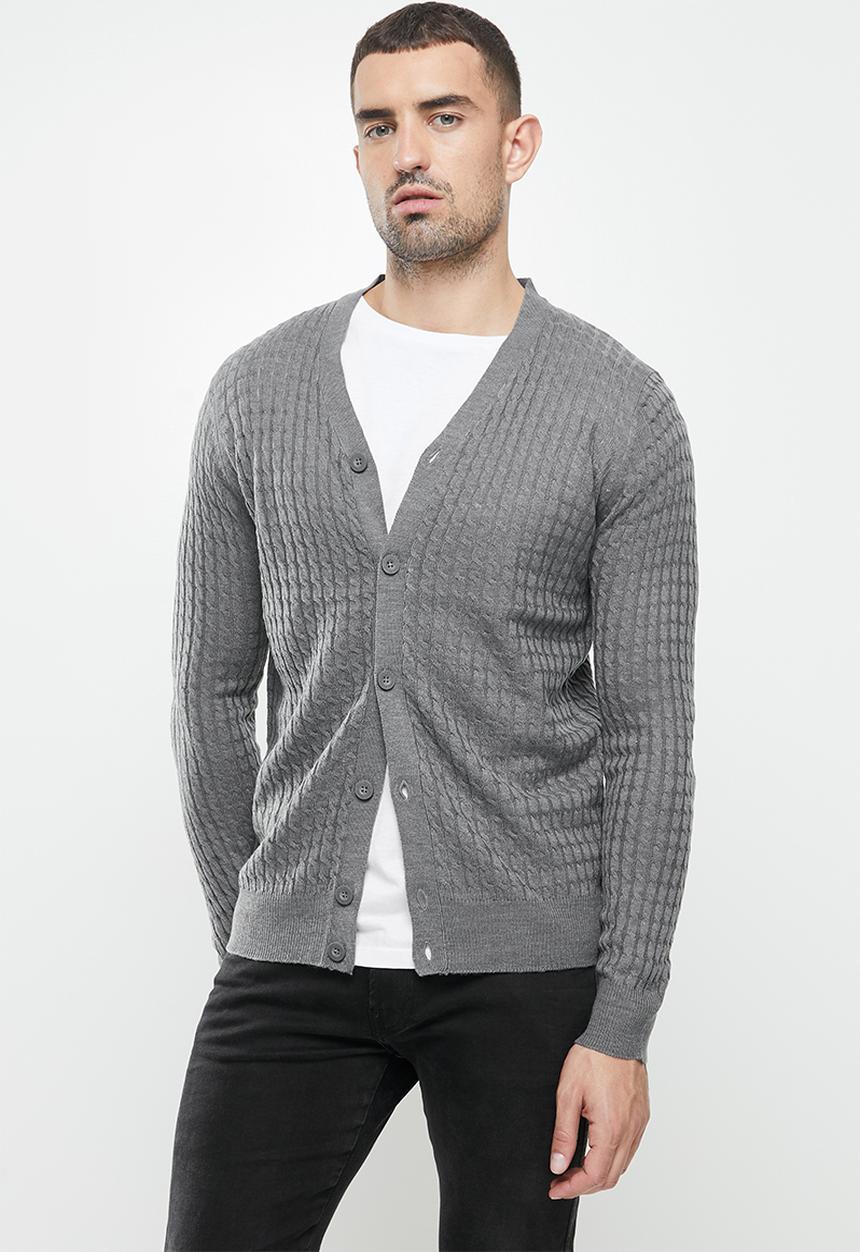 Brave Soul - Milforda knitwear - grey 