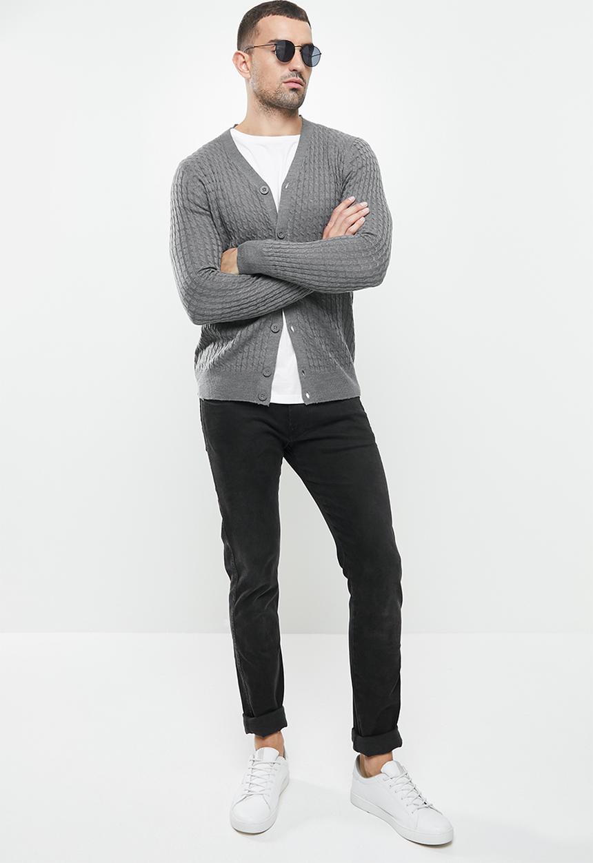 Brave Soul - Milforda knitwear - grey 