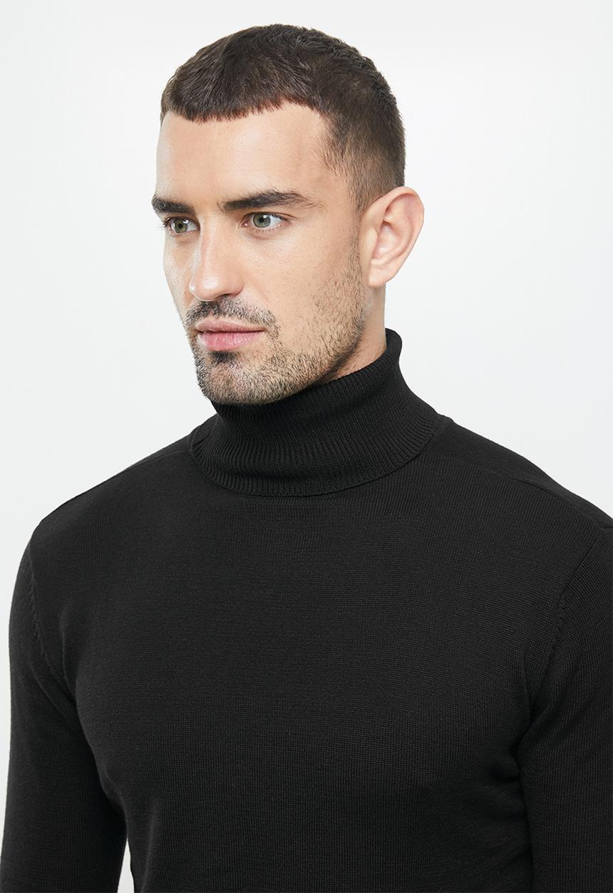 Brave Soul - Humez knitwear - black