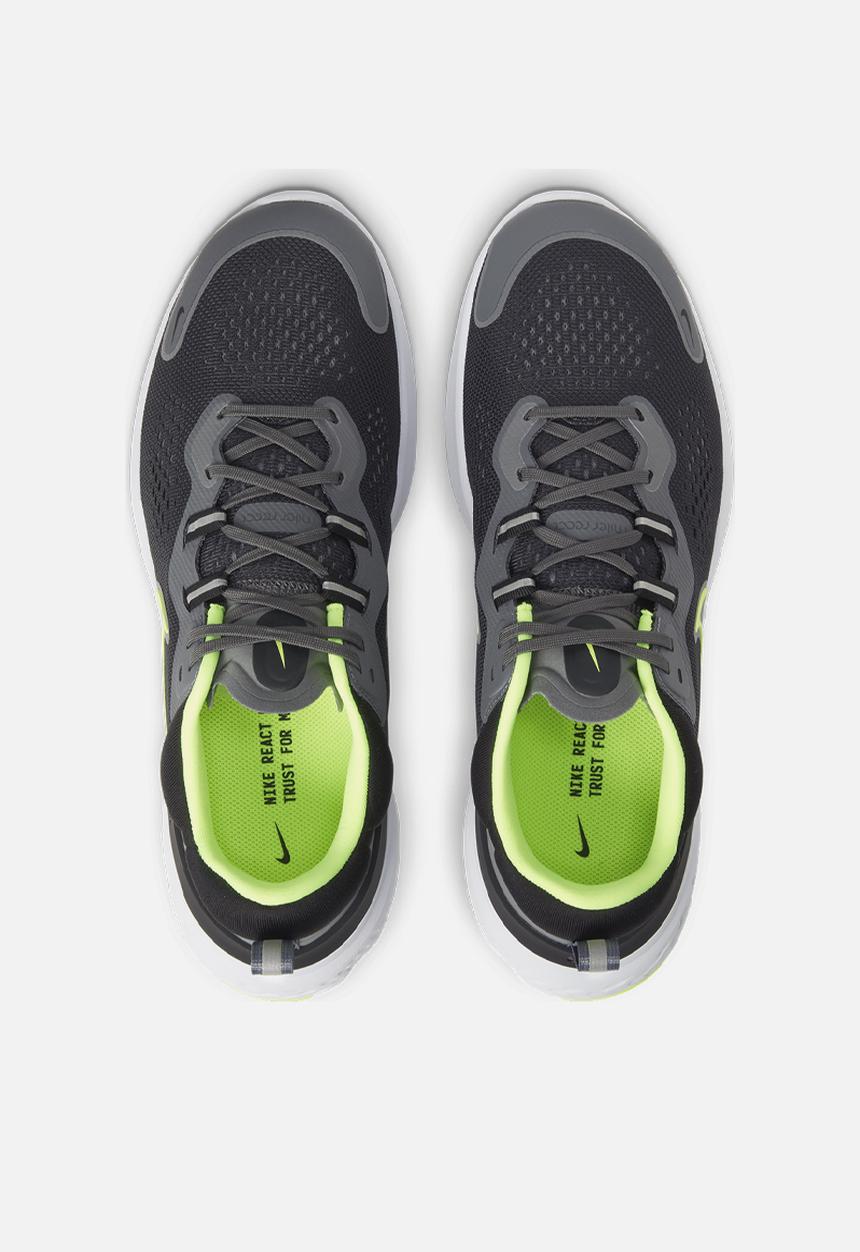 Nike - React miler 2 - smoke grey/volt-black