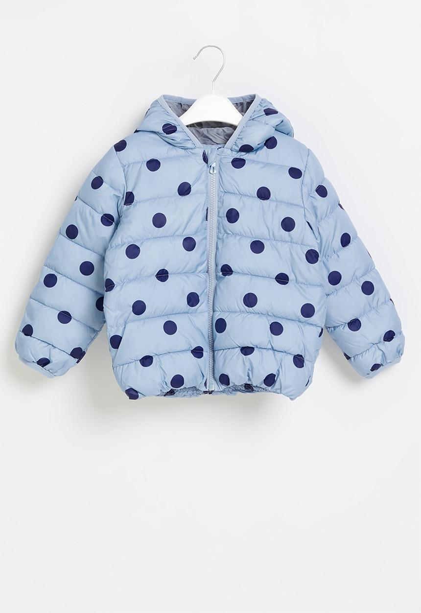 Pop Candy - Girls polka dot jacket - blue 