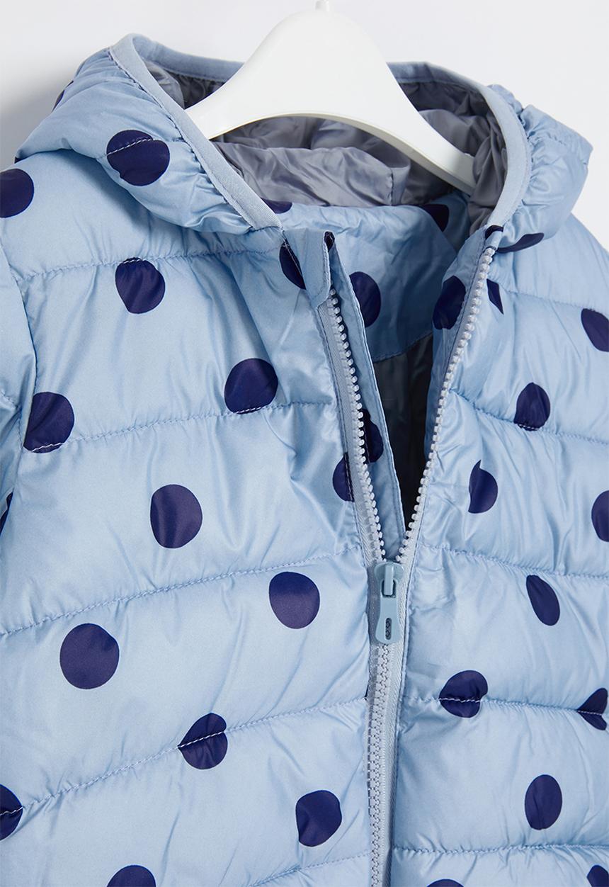 Pop Candy - Girls polka dot jacket - blue 