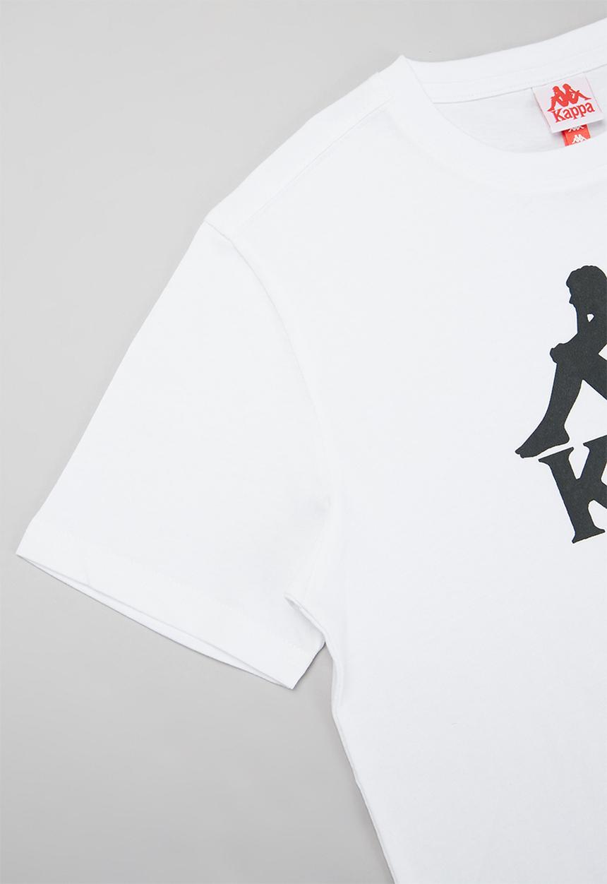 KAPPA - Boys authentic estessi tee - white