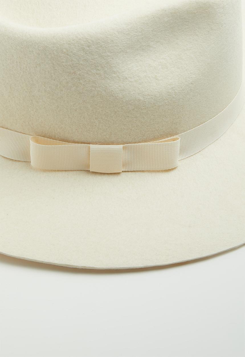 Freya Hats  - Leo wide brim hat - ivory