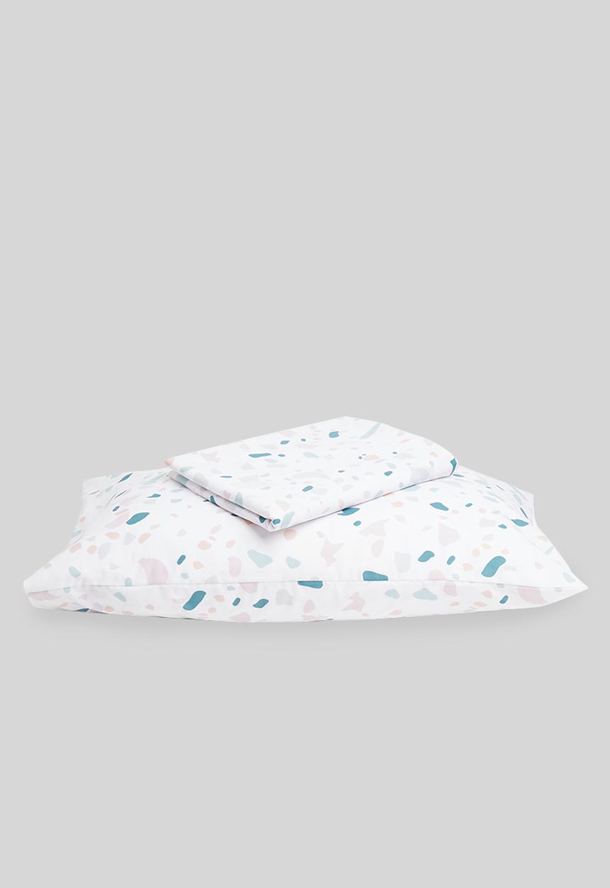 Sixth Floor - Abby printed duvet cover set - white