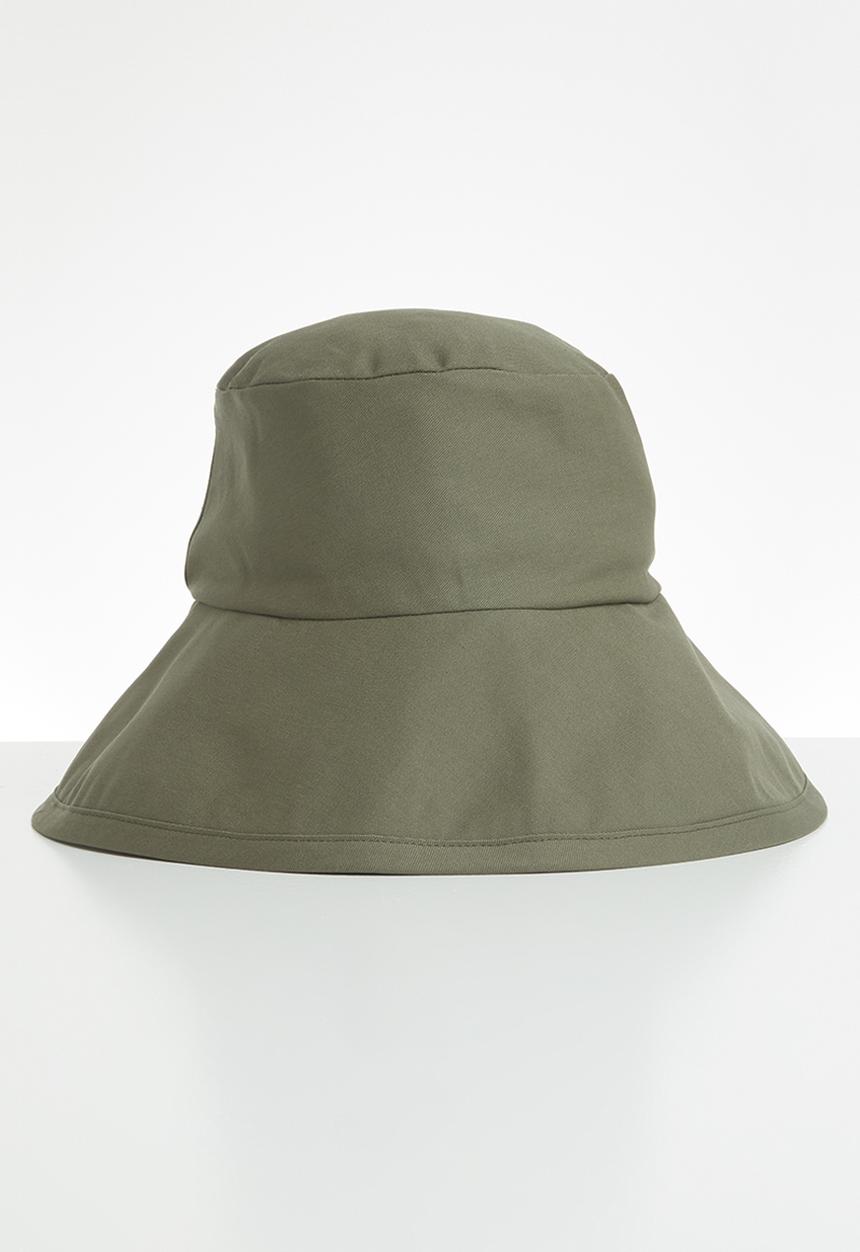 Freya Hats  - Maya wide brim bucket hat - olive