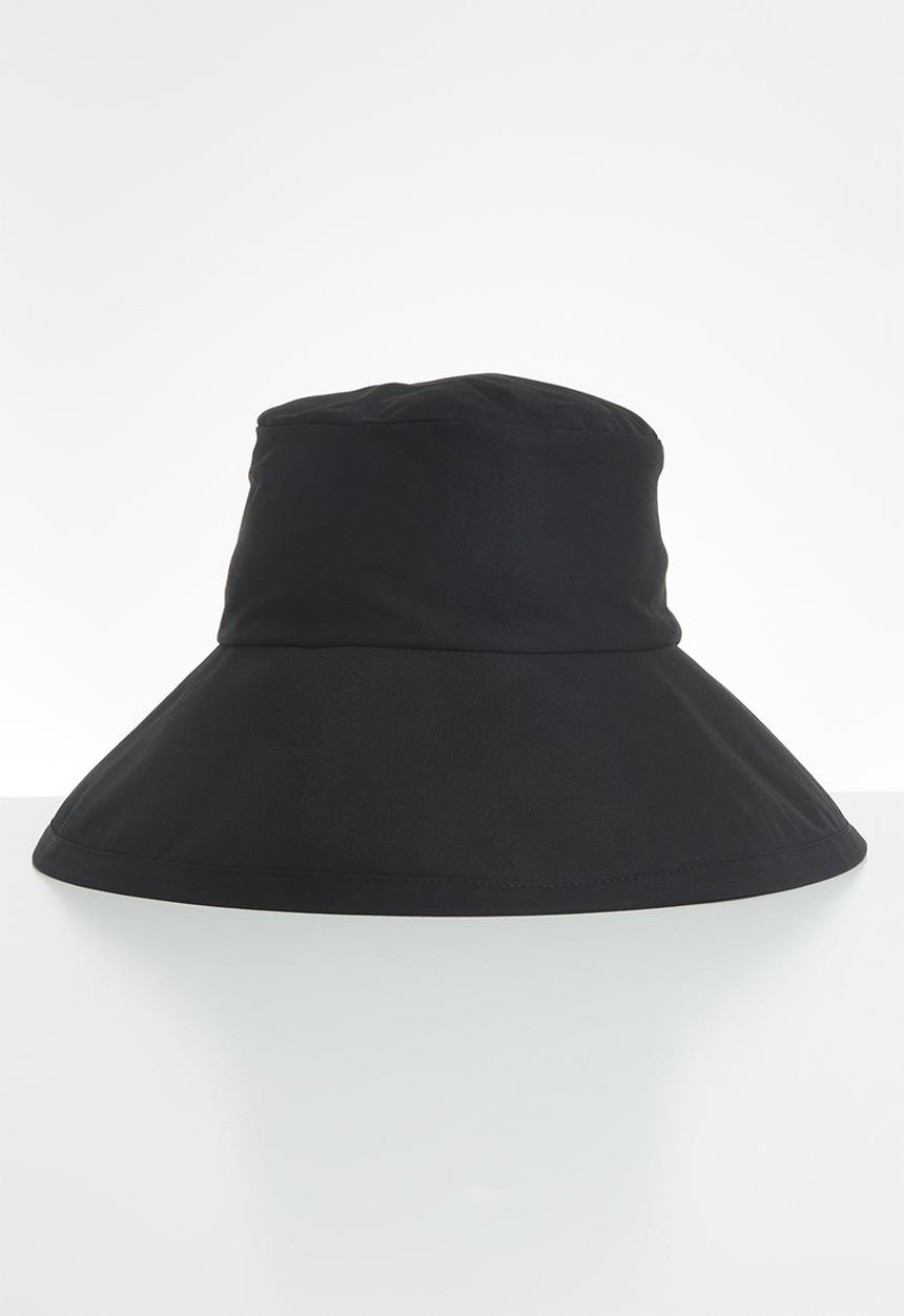 Freya Hats  - Maya wide brim bucket hat - black