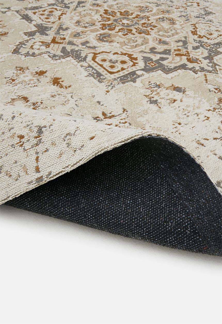 Sixth Floor - Rust chenille rug - multi