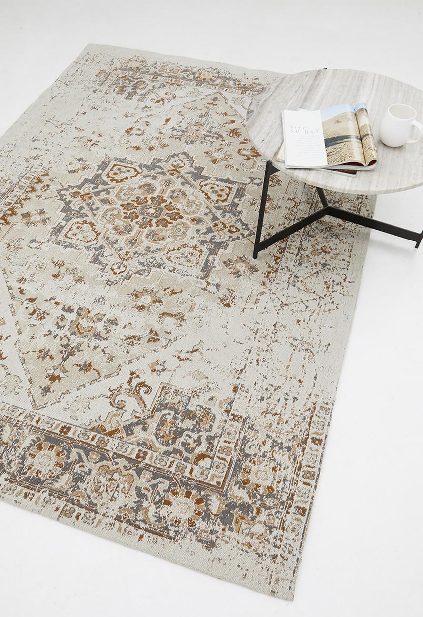Sixth Floor - Rust chenille rug - multi