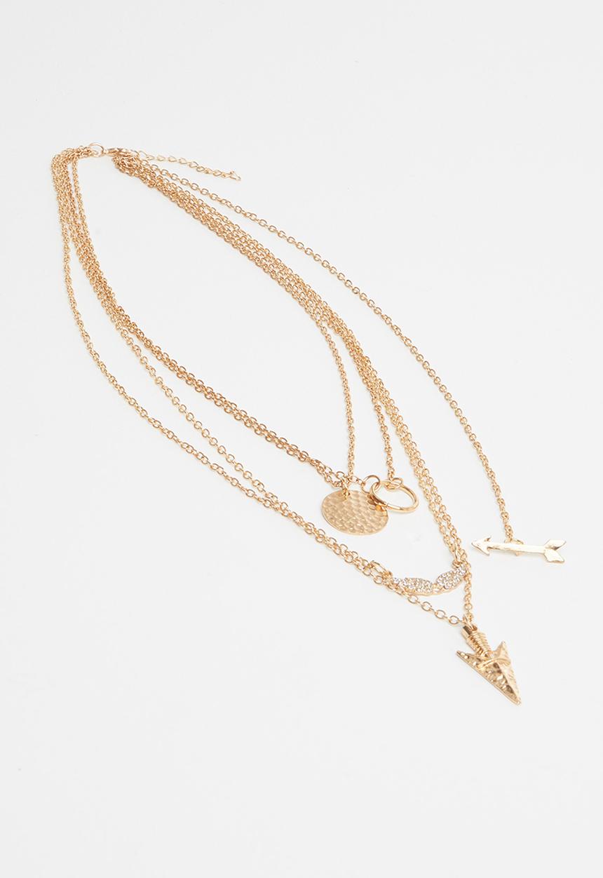 Superbalist - Multi pendant necklace - gold