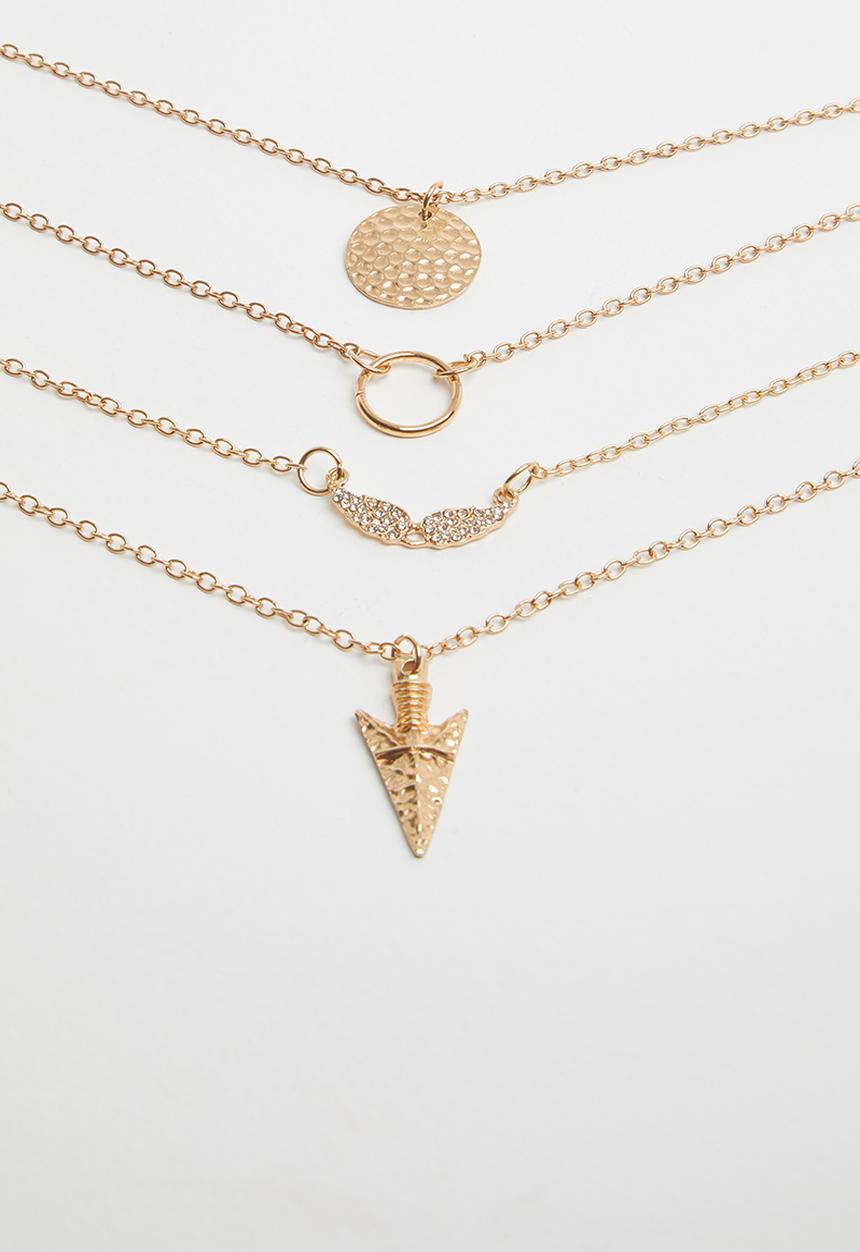 Superbalist - Multi pendant necklace - gold