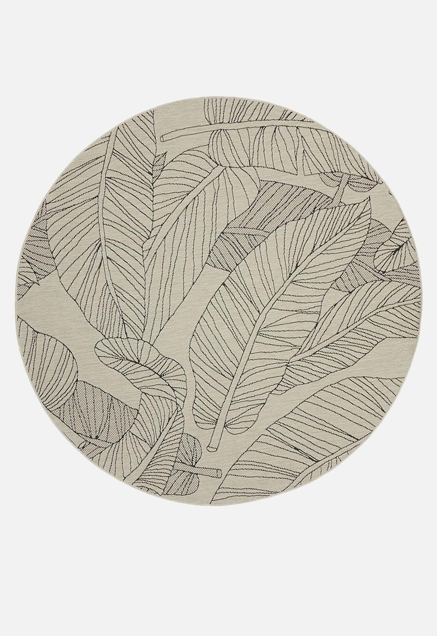 Hertex Haus - Oasis round rug -  linen
