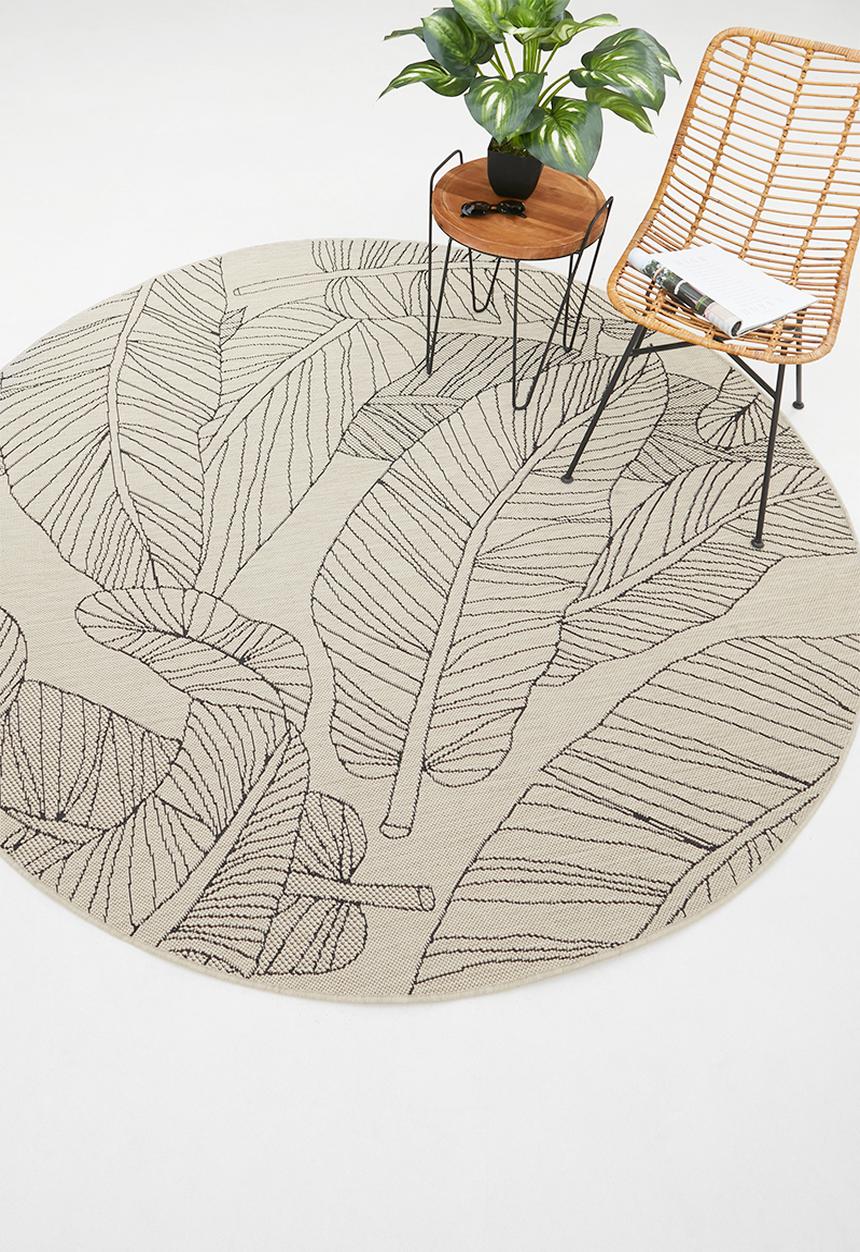 Hertex Haus - Oasis round rug -  linen