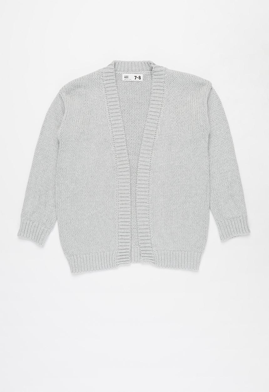 Cotton On - Winnie washed rib cardi - grey