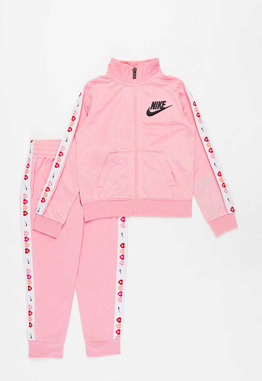 Nike - Toddler heart taping tricot set - pink