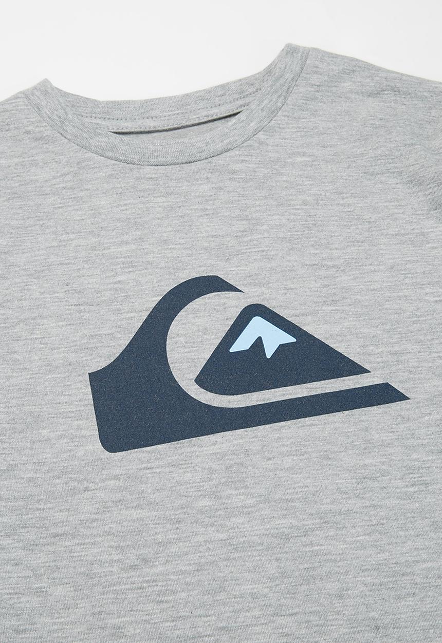 Quiksilver - Comp logo long sleeve youth tee - grey