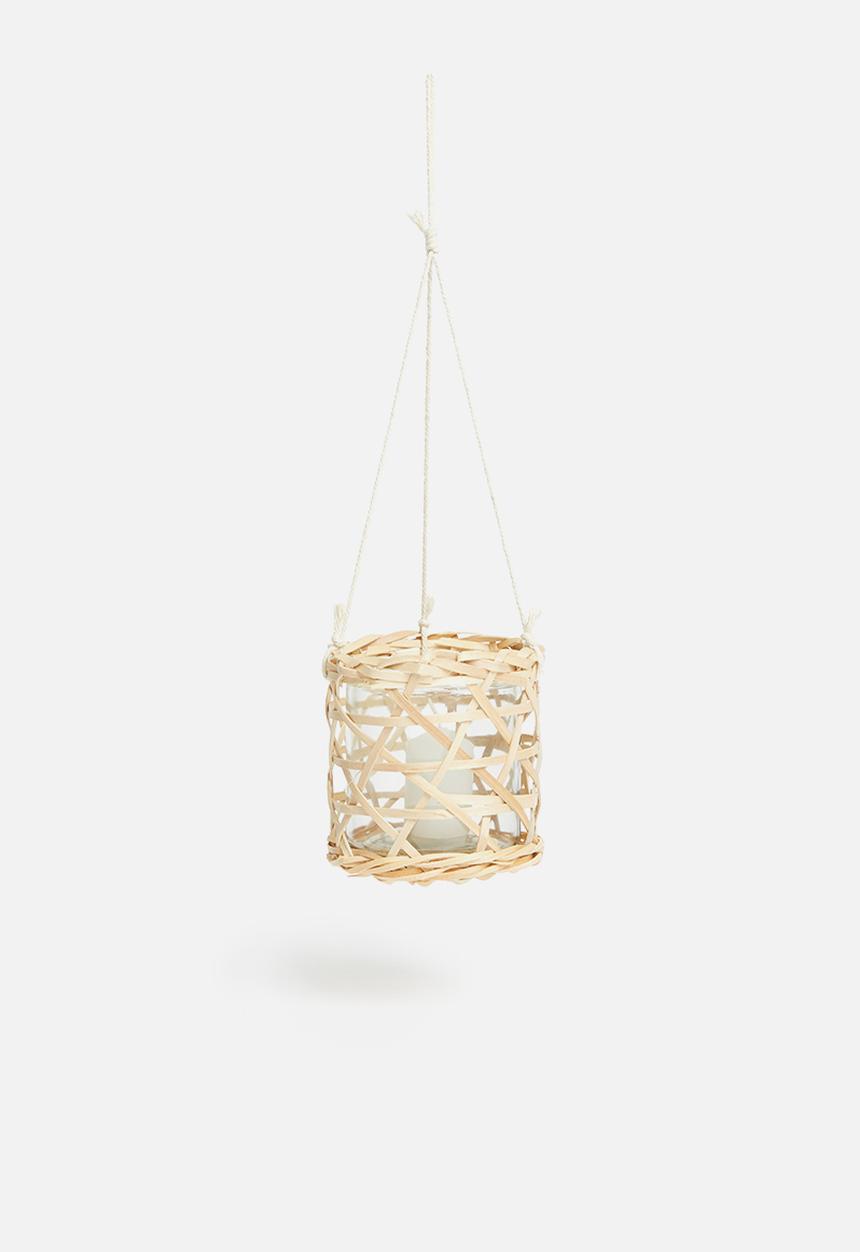 H&S - Bamboo plant hanger - brown