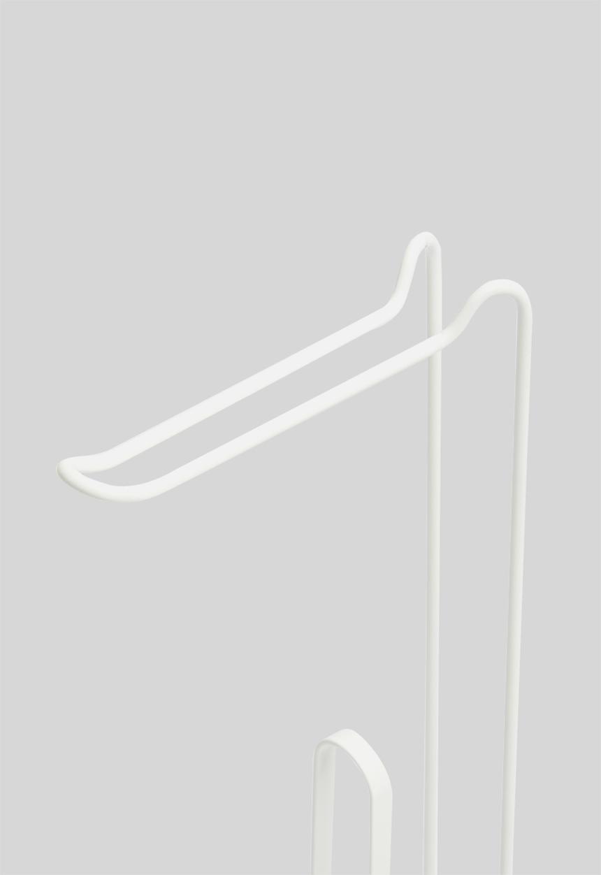 Bathroom Solutions - Standing toilet roll holder - white
