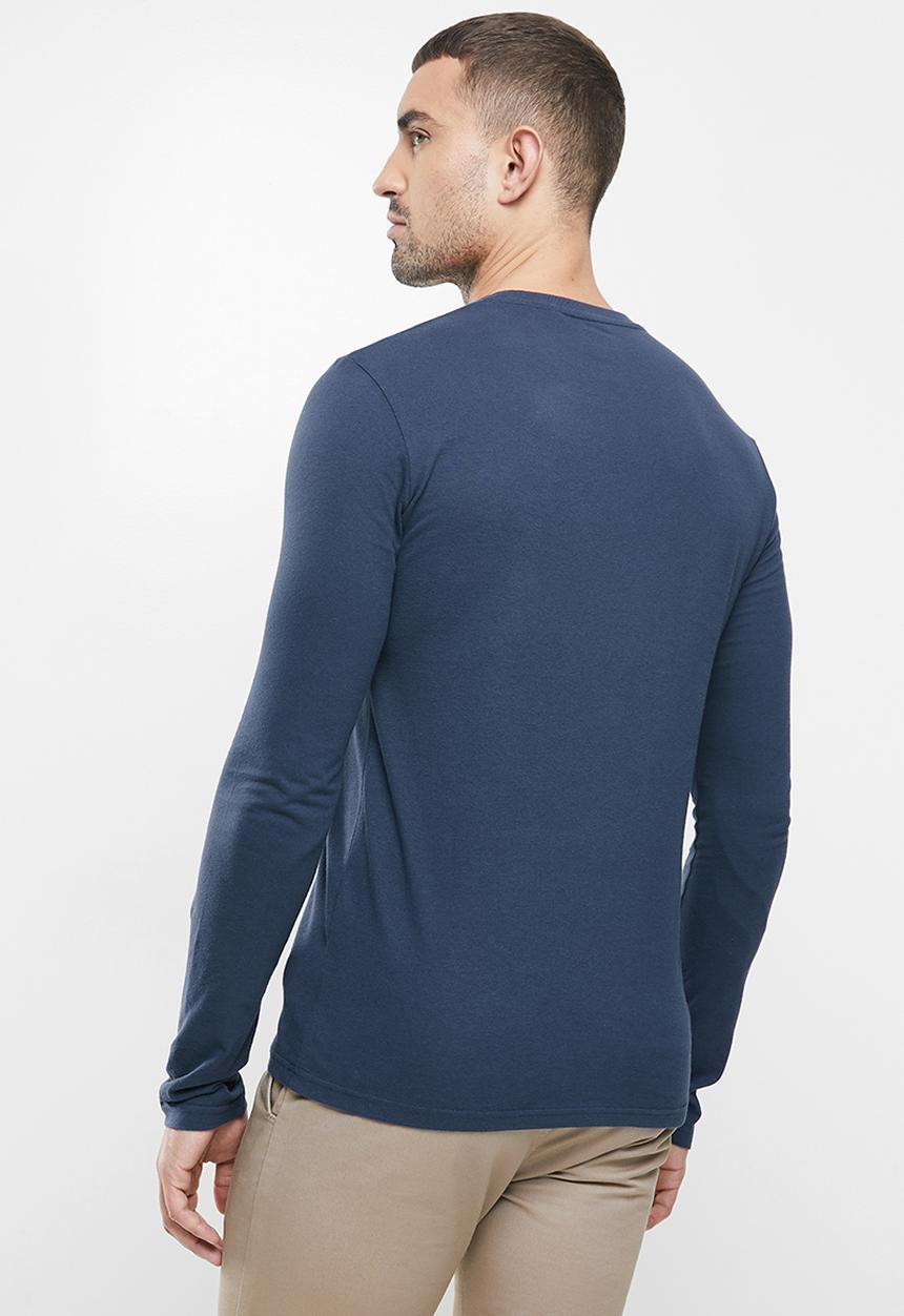 Superdry. - Vl o primary long sleeve top - navy