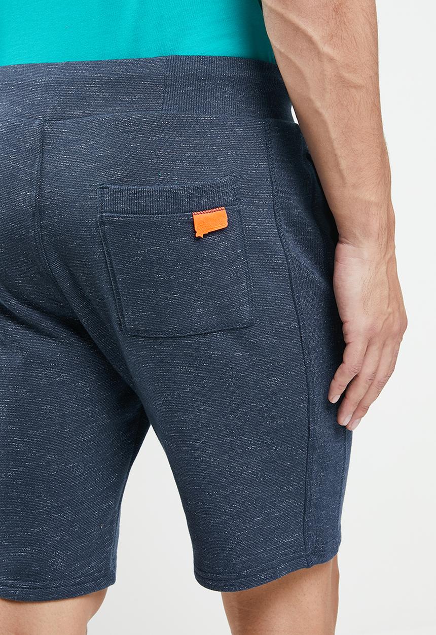 Superdry. - Orange label classic short - navy