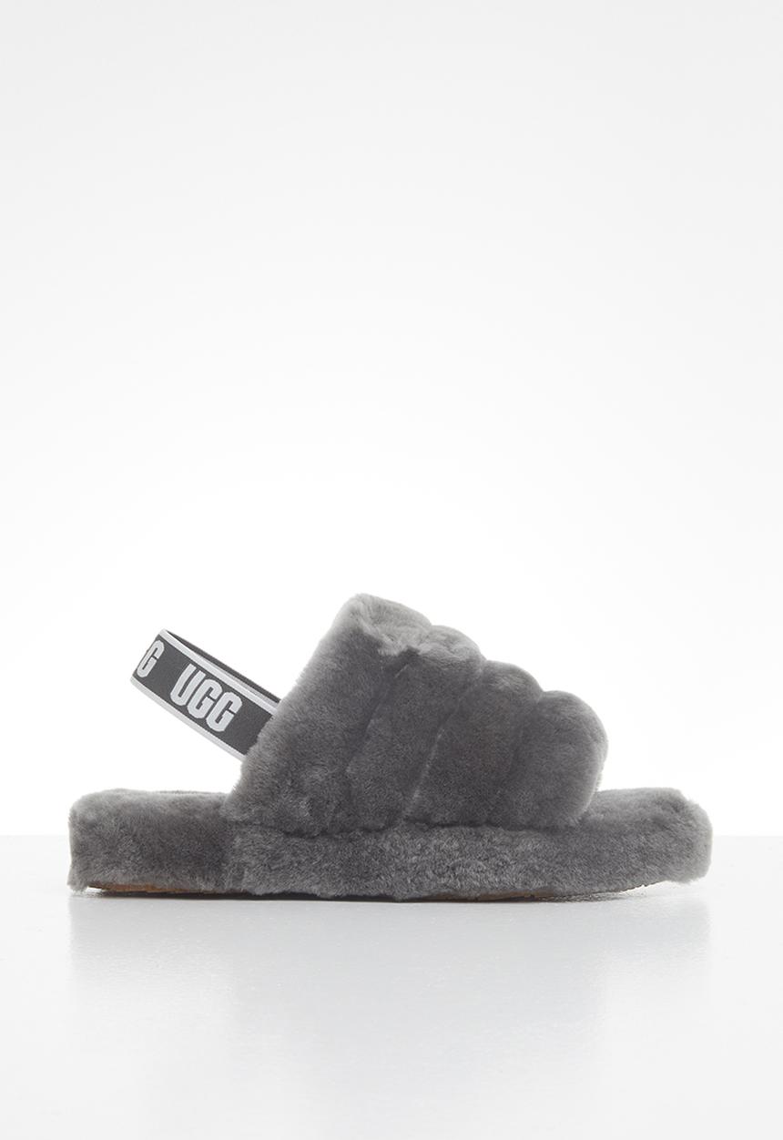 UGG® - Fluff yeah slide - charcoal