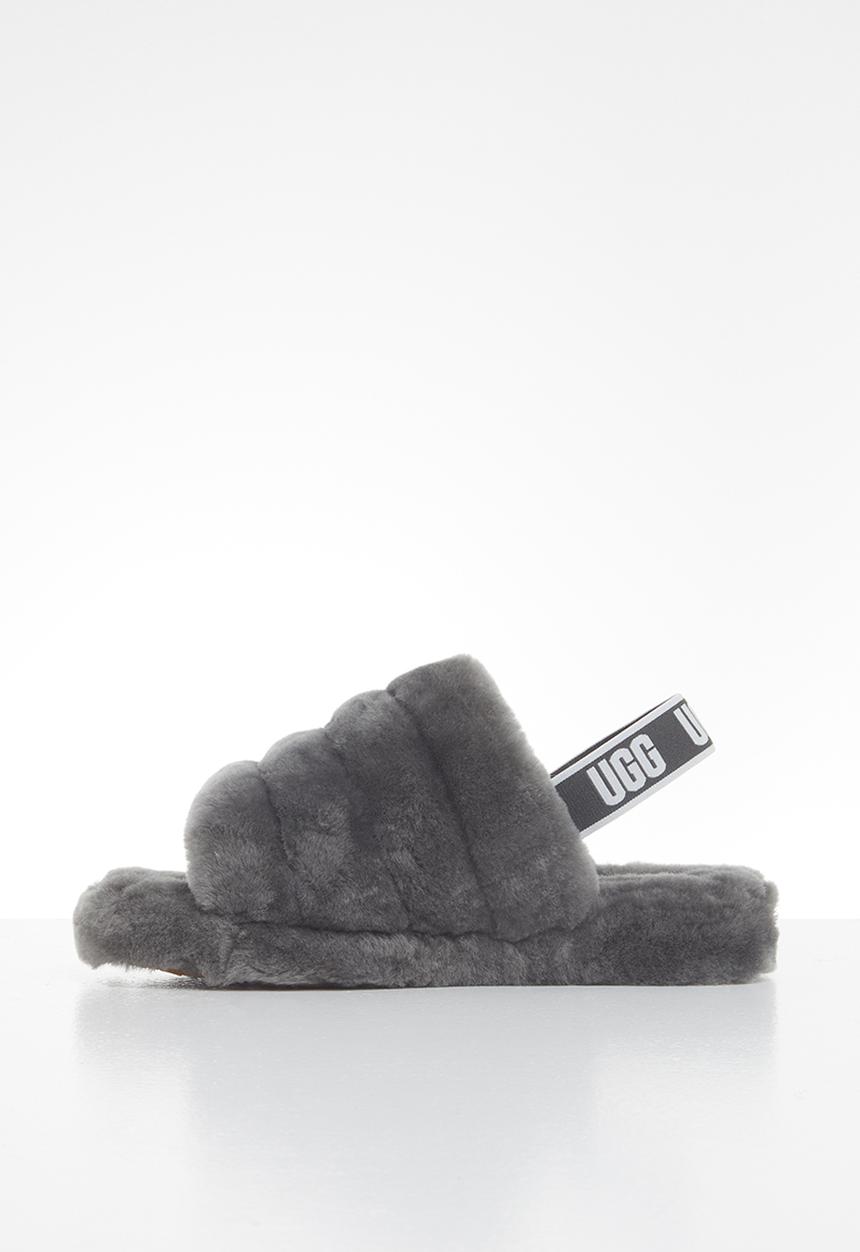 UGG® - Fluff yeah slide - charcoal